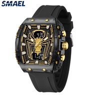 SMAEL 8116 New Men's Watch Multifunctional Sports 50M Waterproof Dual Display LED Night Light Leisur