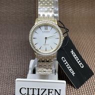 Citizen EX1483-84A Eco-Drive Stainless Steel Analog Swarovski Crystals Watch