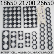 18650 21700 26650 Li-ion Battery Cylindrical hole Cell case Plastic Holder Slot Bracket Pack Universal DIY E bike power