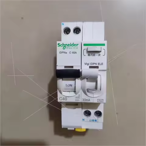 Schneider Electric MCB IDPN a 1P+N Mini Circuit Breaker 30mA Leakage Protection Vigi IDPN ELE 6A-40A