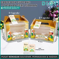 Cupcake Box + Coaster Eid Series Muffin Cupcake Box/ 4 Cupcake Box/ Jar Cake Box/ Cookie Box/ Eid Bo