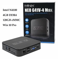 MINIX NEO G41V-4 MAX Mini PC - Intel N4100 RAM 4GB ROM 128GB Win 10