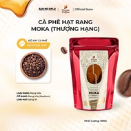 [THƯỢNG HẠNG] Cà Phê Moka Hạt Rang Mộc - 200g - Cafe Rang Xay Nguyên Chất Chính Hãng Ban Me Gold - H