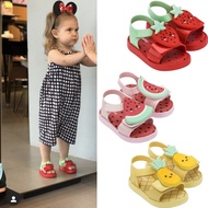 xfcbf2023 Mini Melissa Children's Sandals Pineapple Fruit Sandals Strawberry Jelly Girl Baby Avocado Sandals Toddler Melissa Shoes