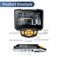 Inskam112-1 4.3 Inch Screen Portable 8mm Endoscope Camera 1080P Inspection Camera IP67 Waterproof 6 