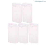 wonderpakea1 5pc 2X18650 Battery Holder for Case 18650 Battery Storage Box Rechargeable Battery  Plastic Cases DIY Acces