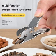 Stainless Steel Double Clip Melon Seed Shelling Machine Size Pine Nut Opening Sunflower Seed Peeler