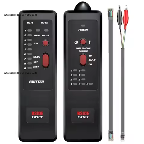 Network Cable Tracker Detecteur RJ11/45 Lan Ethernet Phone Wire Tester Finder Telecom Tool Electrifi