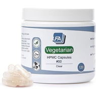 Empty 00 Capsules - Vegan HPMC - 120 Count - Empty Pill Capsules for Capsule Filling Tray - Joined V
