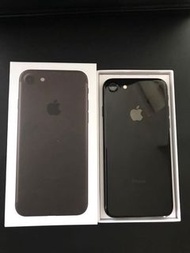 APPLE 黑色 iPhone 7 32G 約近全新 保固至九月十八 玻璃保護貼 包膜 刷卡分期零利率