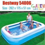Bestway 54006 Kids Swimming Pool Box 2 Ring Large 262cm