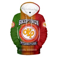 AKP long sleeved fully sublimated pullover 2025Alpha 3D printed men's hooded sweatshirt