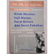 Original Christian Book Outline of Sermons Book of Psalm, Injil Matius, Colosse Letter and Yakobus L