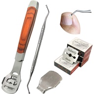43 Pcs Callus Shaver for Feet Set, Foot Callus Shaver, (1 Stainless Foot File &1 Foot File Heads & 4
