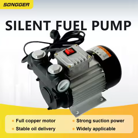 ZYB-70 Electric Fuel Pump Diesel Transfer Pump Self Priming Oil Pump With Flow Meter Silent Diesel P