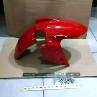 FRONT FENDER + BRACKET + BOLT CBR VIXION R15 BYSON CB MEGAPRO VERZA GSX Xabre ninja R25 MT25 MT15 mo