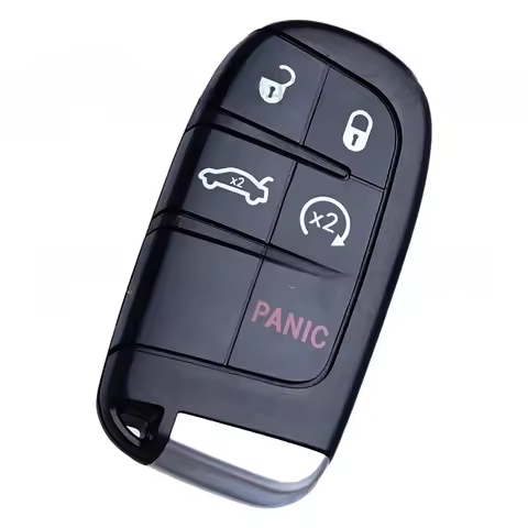 For Dodge Black 5-Button Car Remote Key Fob For Dodge Charger for Dodge Journey 2011-2015 Smart Remo