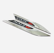 Honda 11th Gen Civic FE 2021 2022อุปกรณ์เสริมรถยนต์คิ้วบังโคลน3สีสำหรับแต่งภายนอกรถยนต์
