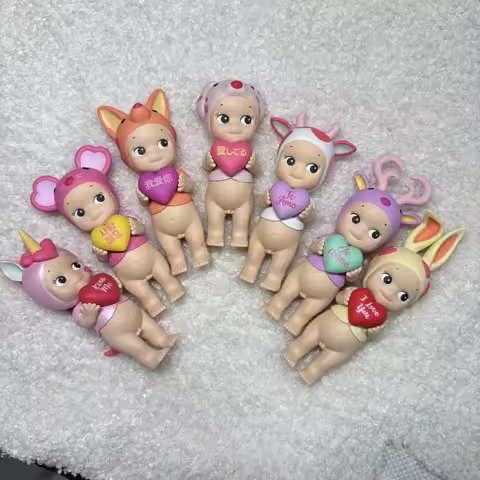 Sonny Angel Mini Message of Love Serries Deer Rabbit Fennec Fox Mouse Cow Dalmatian Blind Box No box