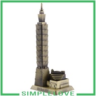 [ Alloy Taipei 101 Building Figurine Statue Model Home/Office Decor Gift