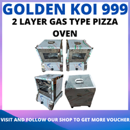 CASH ON DELIVERY GAS TYPE 2 LAYER PIZZA OVEN PURE STAINLESS
