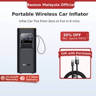 Baseus Portable Wireless Car Inflator Pump  Smart Digital Tire Pressure Detection Auto Tire Pump