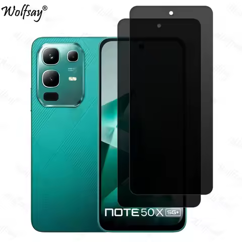 Anti-Spy Tempered Glass For Infinix Note 50X 5G Privacy Screen Protector Infinix Note 50X 5G Glass F