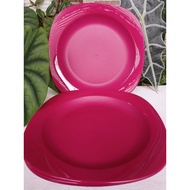 Fushia tupperware blossom plate / tupperware mangosteen blossom plate (4)