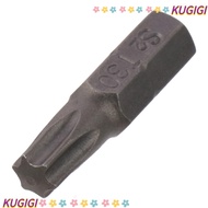 KUGIGI 1pc Screw Driver Bit, S2 Alloy Steel 1/4 Inch Hex Shank Torx Bits, 25mm Length T6-T40 6 Point