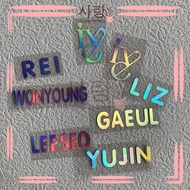 IVE Logo & Name Sticker Set Collection Kpop Wonyoung Rei Yujin Leeseo Gaeul Liz