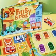 Velcro Activity Book for Children 10 Pages Quiet Busy Book Kids Montessorri Activity Book Montessori
