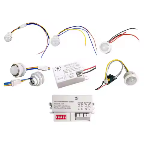 Infrared Human Body Sensor SwitchHigh Sensitivity Detection Ensure Ceiling Spotlights Only Operate W