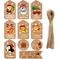 Painted Christmas Hanger Amazon Kraft Paper Christmas Hanger Card Party Gift Packaging Hanger 50 Set