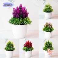 FANSIN1 Small Tree Potted, Garden  Artificial Plants Bonsai, Home Decoration Creative Desk Ornaments Pine Simulation Fake Flowers