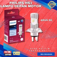 Philips Ultinon Essential Moto LED M5 H6 Kaki1 Putih Lampu Motor Bebek UNIVERSAL