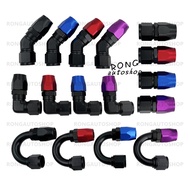 Fitting Head With Straight Bend 90 45 U-Shaped Size Has An6 /AN8/AN10/AN12 AN10 Fitting