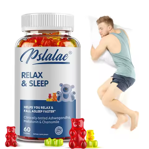 Relax and Sleep - with Melatonin, Ashwagandha - Relieves Stress and Promotes Natural Relaxation and 