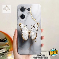 HP Vivo V60 5G 2025 Case - Latest Vivo V60 5G Case - Butterfly Case Motif - Cellphone Protector - Vi