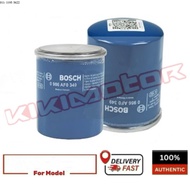 0986AF0349 Bosch oil filter for Honda City, Jazz, Civic, CRV, HRV, Accord, BRV