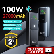 Nanyang⭐ New 100W Laptop Power Bank Fast Charging 27000mah Portable Charger with Smart Digital Displ