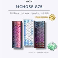 [Available] Mchose G75 Pro 3 Mode Mechanical Keyboard | Downward circuit | Plate PC | Gasket Mount |