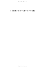 Fahasa - A Brief History Of Time : From Big Bang To Black Holes