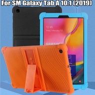 For Samsung Galaxy Tab A (2019) SM-T510 SM-T515 10.1-inch Soft Silicon Super Shockproof Case Tablet Case Stand Cover