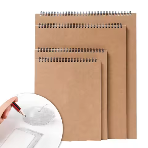 A3/A4/A5/A6 Professional Sketchbook Thick Paper Spiral Bound Sketch Book Pad 160 GSM Notebook for Pa