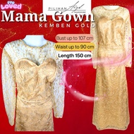 PARTY Dress - Mama Dress - Prewedding Wedding - Gold Kemben event