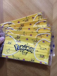 (BFE+PFE+VFE ≥ 99%) 比卡超 成人 口罩 大人用 Pokemon Asia 寵物小精靈 寶可夢 皮卡丘 Mask Factory Type IIR For Adults Medox Spunlace Face Mask (Pikachiu)