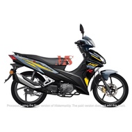 SM SPORT 110R (N3) COVER SET WITH STRIPE ORIGINAL KILANG (TAHUN 2024)