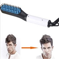 ❀☽ Hair Men Beard Comb Curler Straighteners Curling Iron