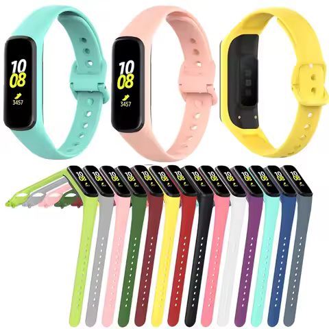For Samsung Galaxy Fit 2 SM-R220 Watch Bracelet Replacement Sports Strap Silicone Strap