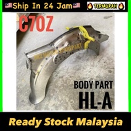 Honda C70Z Body Part Chasis Badan Motor Fairing Besi Body Badan MOTOR REAR FENDER REAR MUDGUARD EKOR
